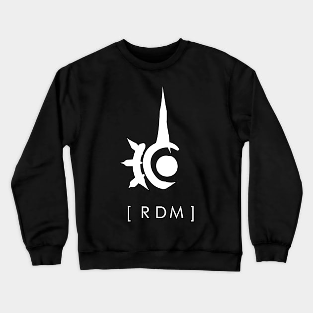 Red Mage (white) Crewneck Sweatshirt by DeLyss-Iouz